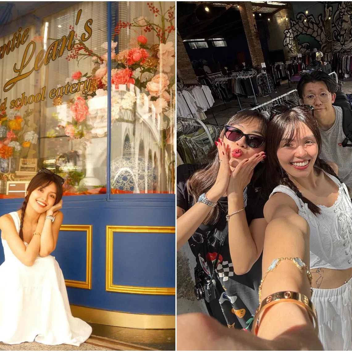 Radio DJ and host Hazelle Teo at a Nonya restaurant in Penang. She started a new series on her YouTube channel in April, where she vlogs about her trips to different parts of Malaysia.