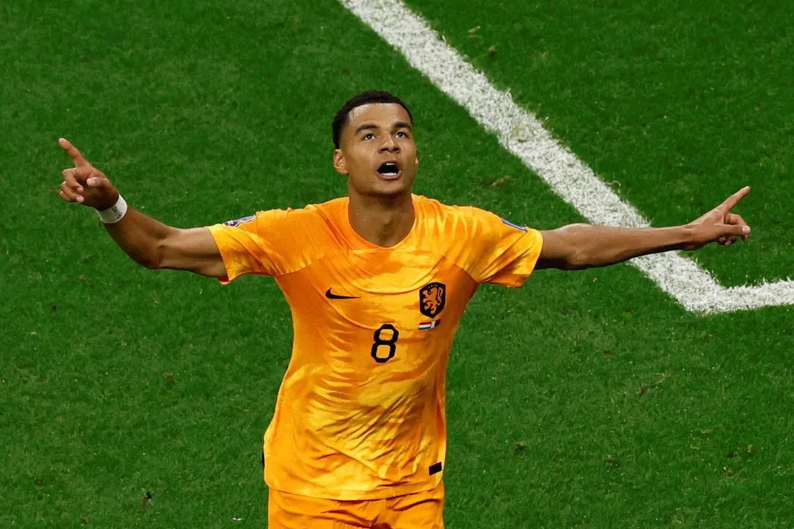 Cody Gakpo, 23, scored three goals for the Netherlands at the World Cup in Qatar.