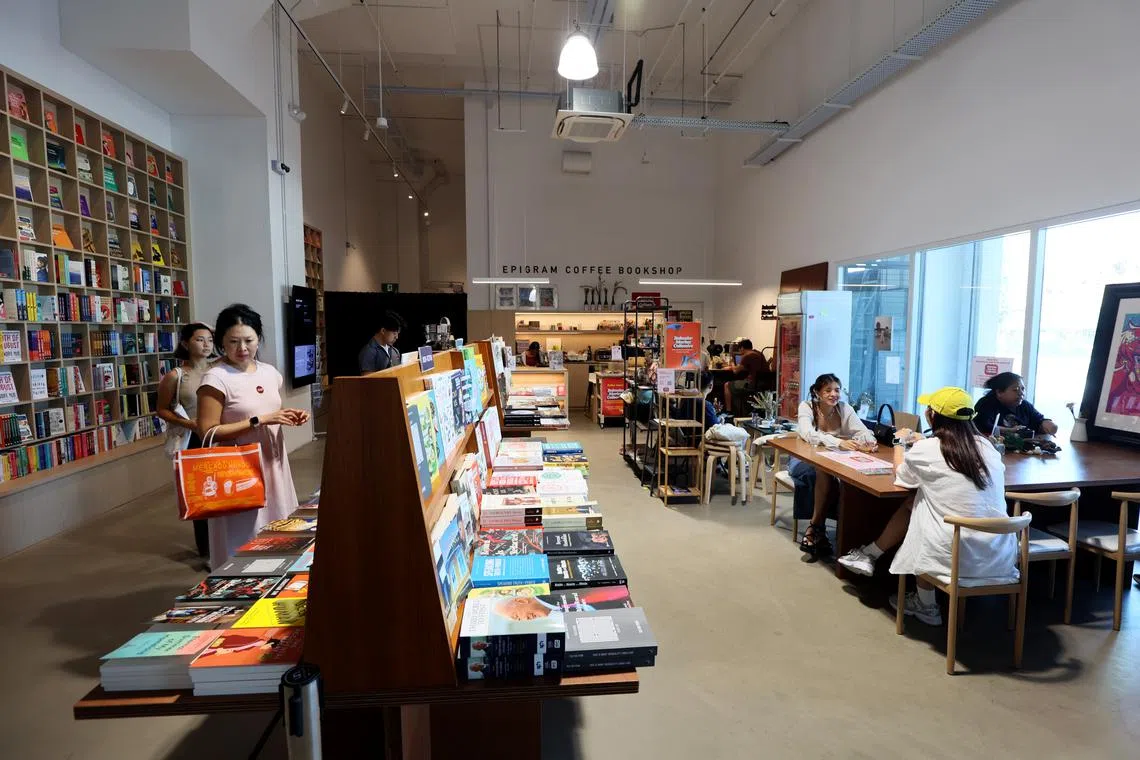 Epigram Coffee Bookshop has been at Singapore Art Museum in Tanjong Pagar Distripark since May 2022.