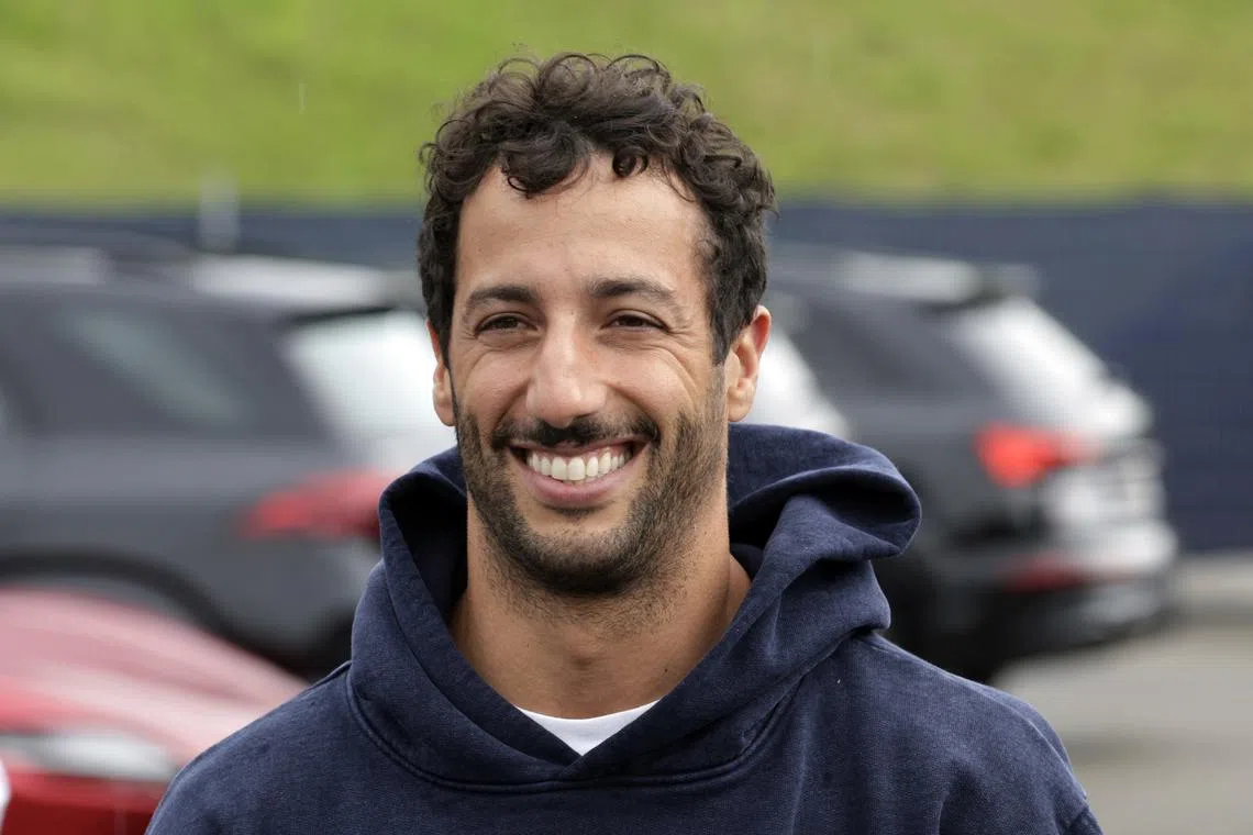 Formula One F1 - Austrian Grand Prix - Red Bull Ring, Spielberg, Austria - June 27, 2024 RB's Daniel Ricciardo ahead of the Austrian Grand Prix REUTERS/Leonhard Foeger