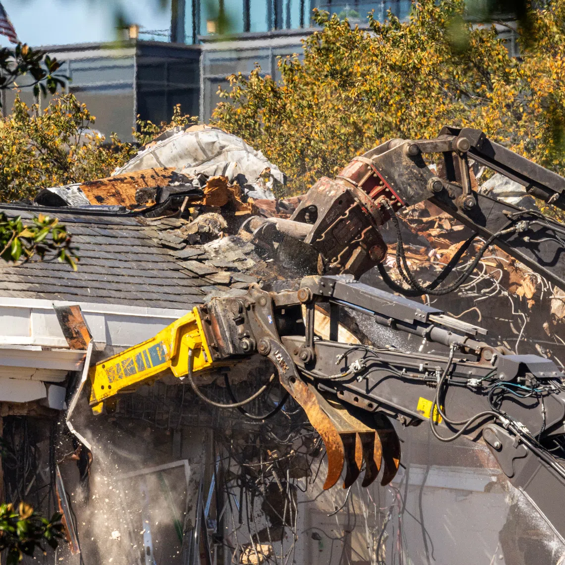 The White House's East Wing was built in 1902 during the Theodore Roosevelt administration as an entryway for guests arriving in carriages. 