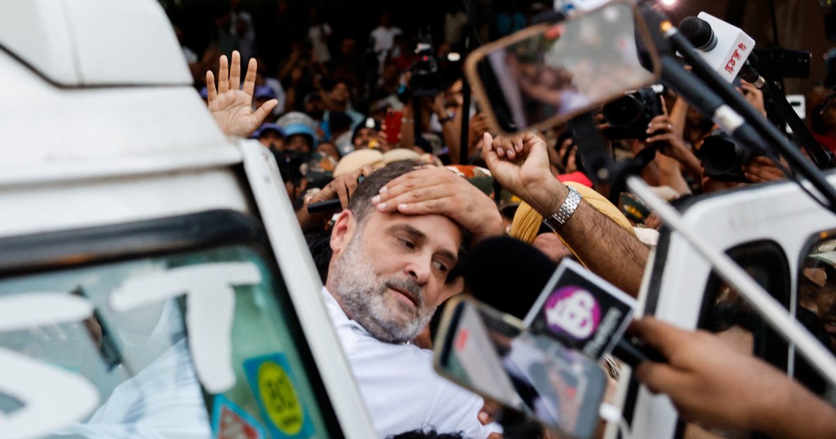 Rahul Gandhi, Indian opposition lawmakers detained over election chief protest for second day