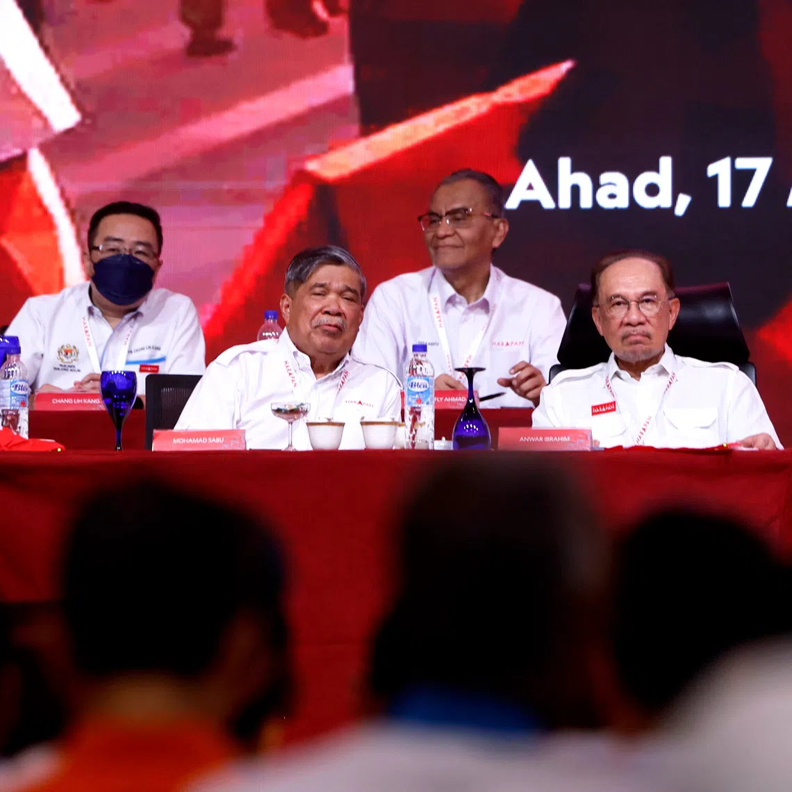 Prime Minister Anwar Ibrahim (right) and Democratic Action Party secretary-general Anthony Loke (left) will guide their parties in crucial assemblies concluding on Aug 16.
