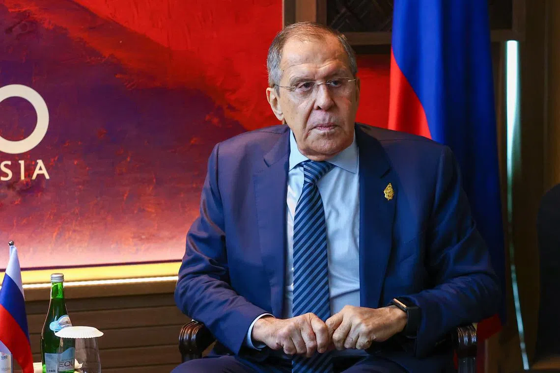 Russian Foreign Minister Sergei Lavrov said Ukraine is categorically refusing negotiations and putting forward unrealistic conditions.