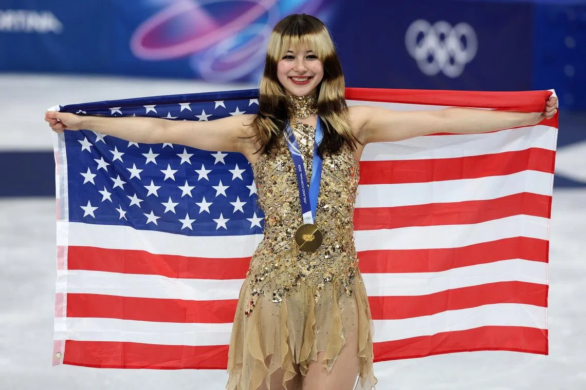 American Alysa Liu wins Olympic women’s figure skating gold medal in Milan