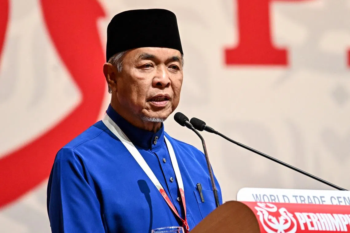 UMNO President Datuk Seri Dr Ahmad Zahid Hamidi is currently Deputy PM in PM Anwar Ibrahim’s unity government.