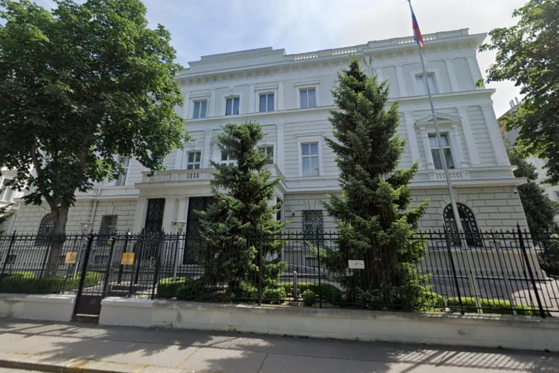 Two of the four diplomats are stationed at the Russian Embassy to Austria.