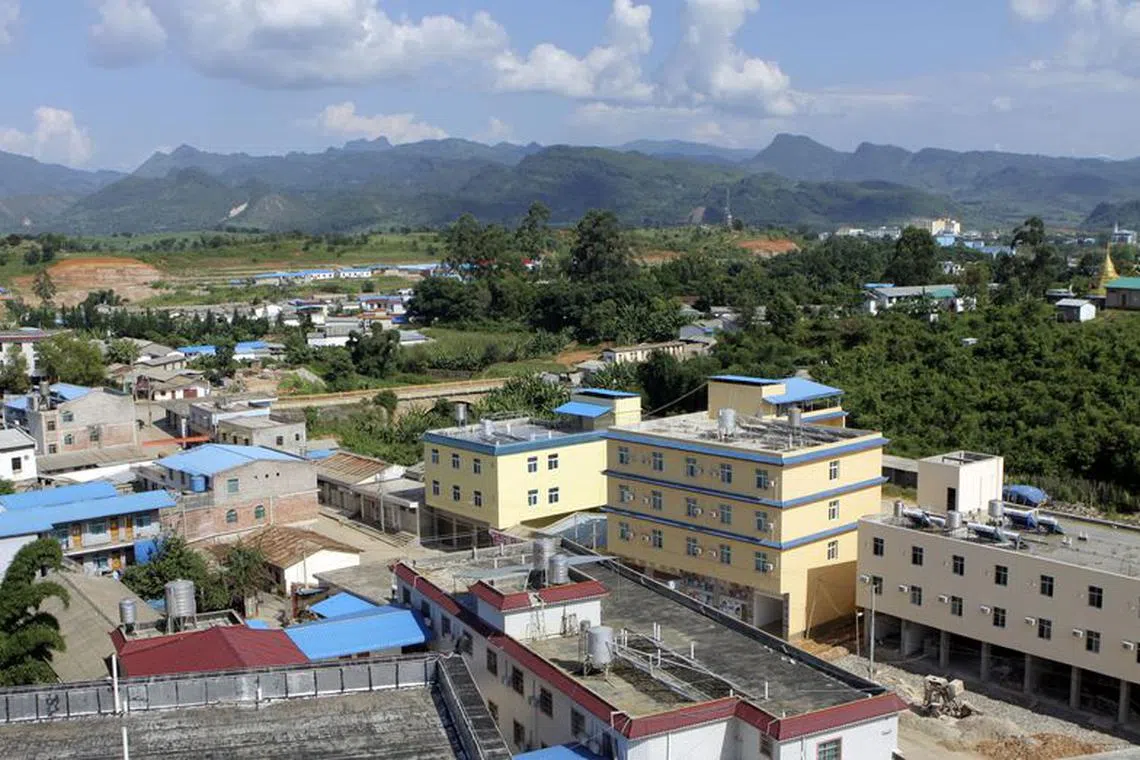 FILE PHOTO: A general view shows Laukkai, the capital of Myanmar's Kokang region, September 8, 2009. REUTERS/Khin Maung Win/Pool