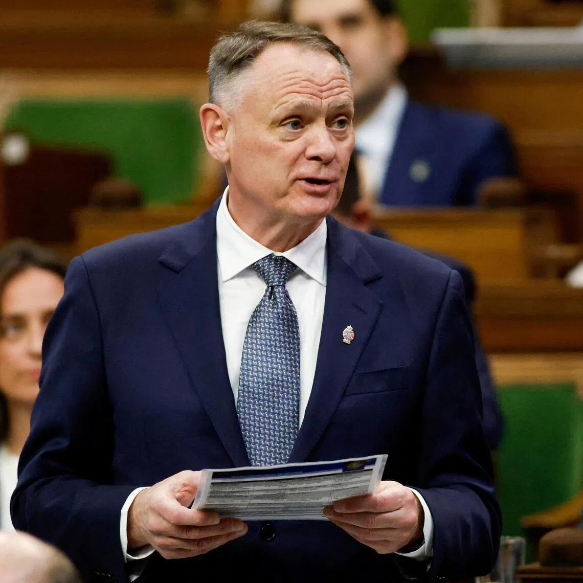 Canada's Defence Minister David McGuinty spoke favourably of the joint Japan-UK-Italy project to develop a next-generation fighter jet by 2035 as an example of how smaller nations can work together. 
