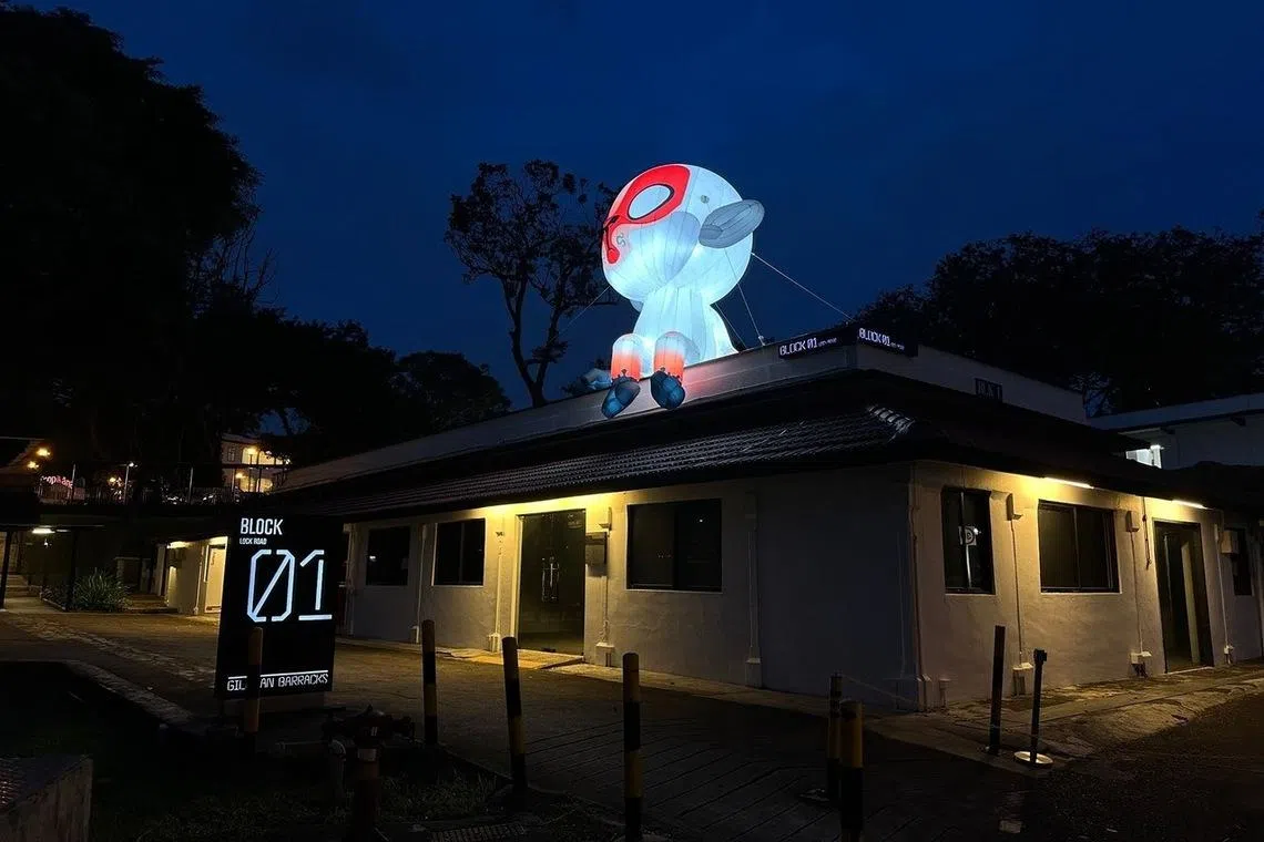 Inflatable monkeys take over Gillman Barracks for Singapore Art Week