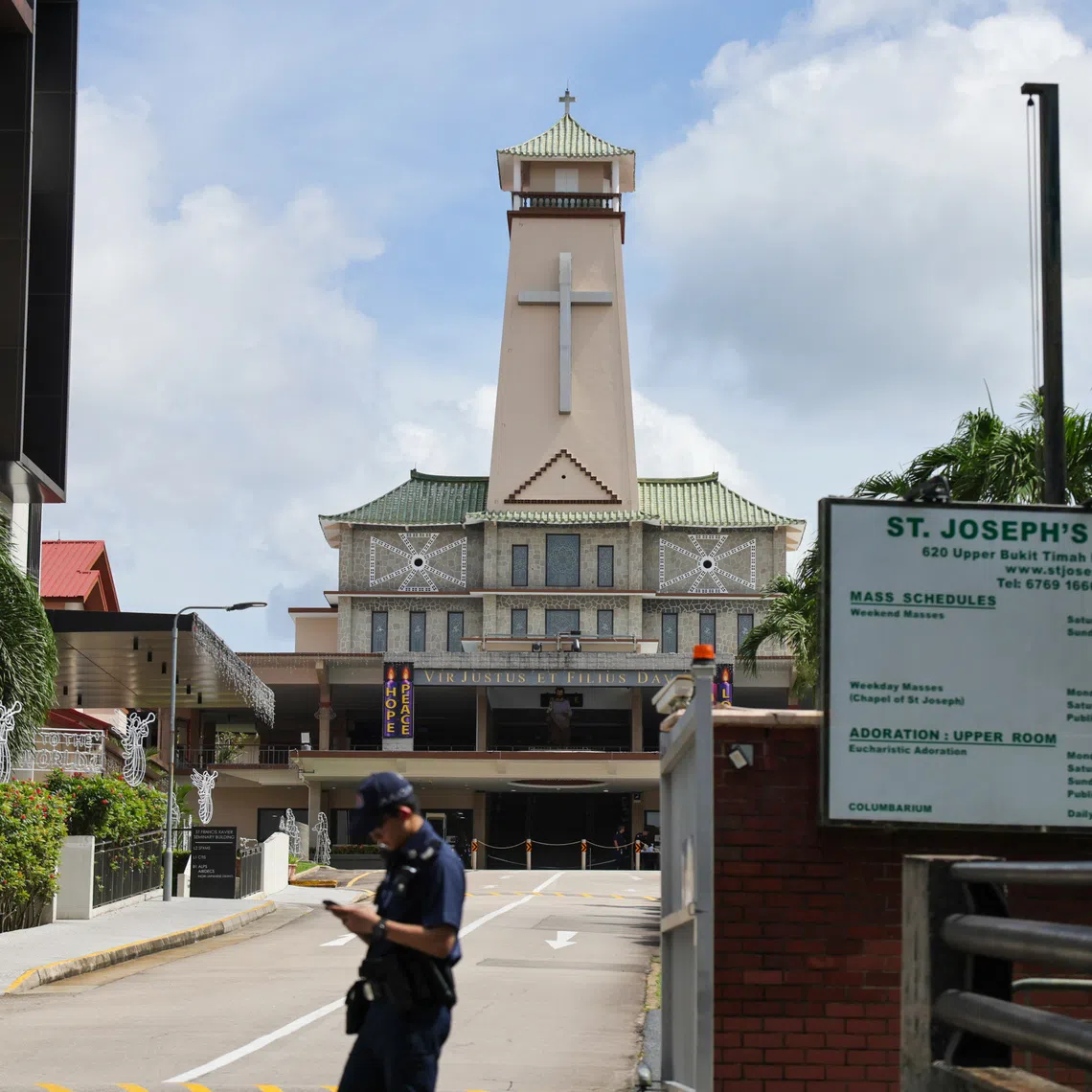 A suspicious item was found in St Joseph’s Church in Bukit Timah on the morning of Dec 21.