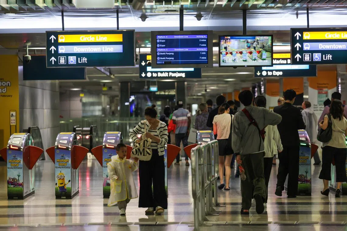 Train services on the Downtown and North-East lines Lines will be extended.