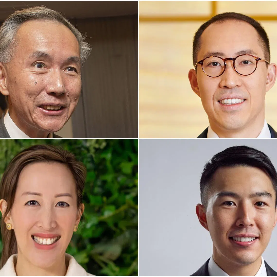 (Clockwise from top left) Singaporean property tycoon Robert Ng and three of his children – Mr Daryl Ng, Mr David Ng and Ms Nikki Ng – have been designated as “politically significant persons”.