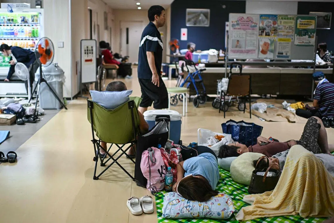 Some 2,460 people continued to take refuge at 61 evacuation centers as of Aug 27, down from more than 10,000 at one point.