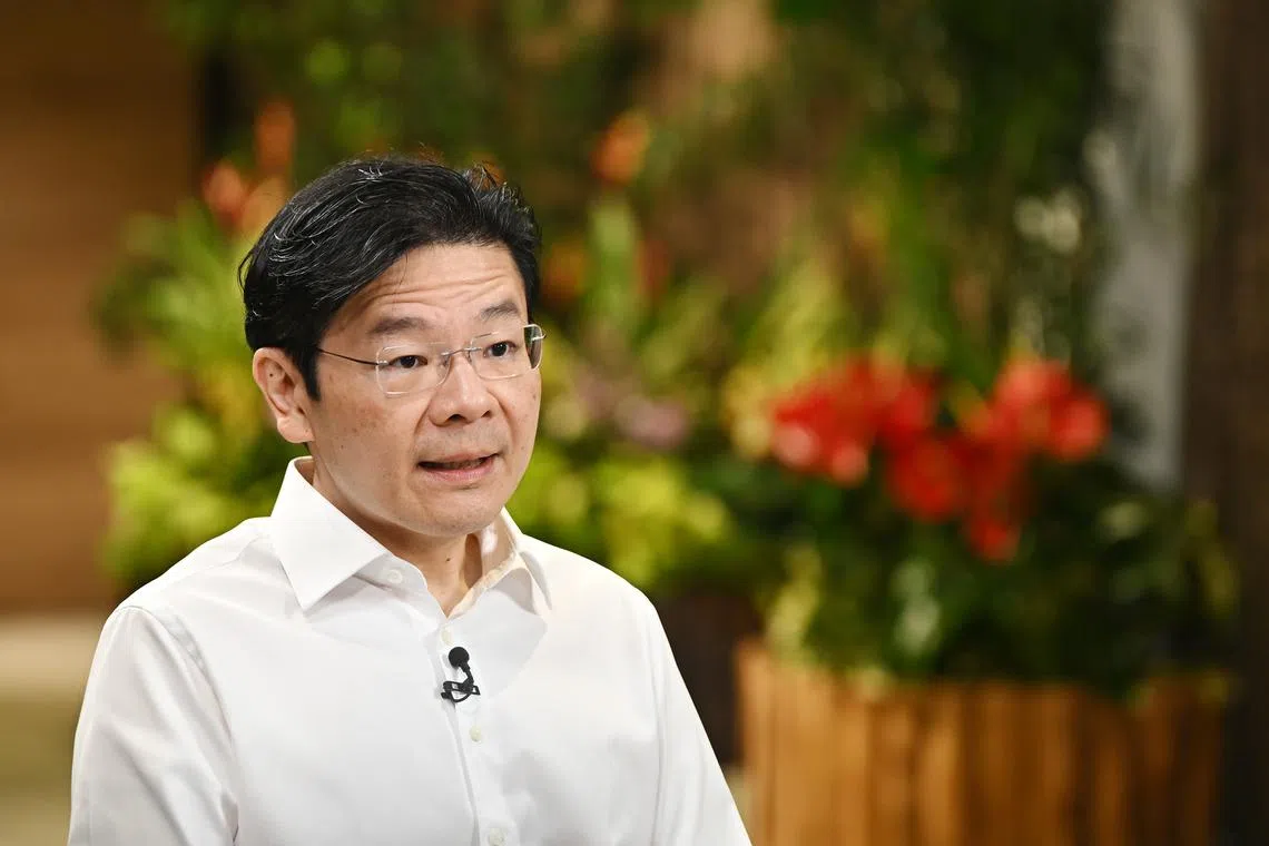 Prime Minister Lawrence Wong outlined his aspirations for Singapore to move beyond material definitions of success in his message.