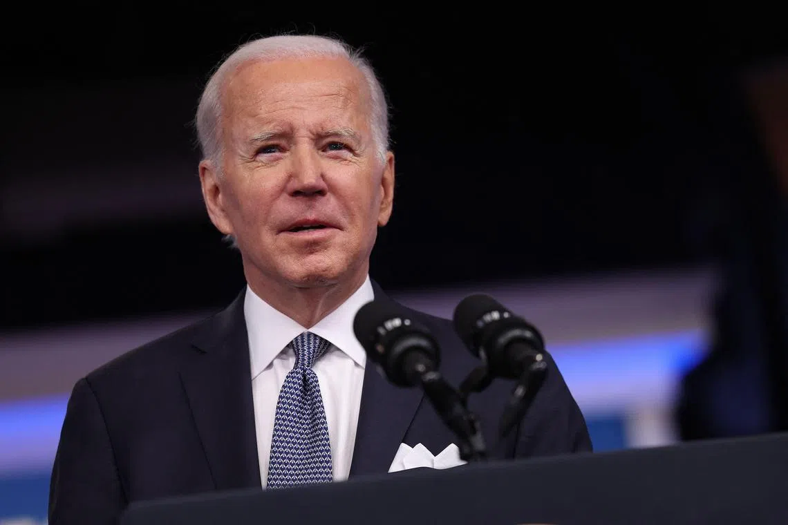 The annual address will be an opportunity for Mr Biden to lay out his legislative goals midway through his four-year term.