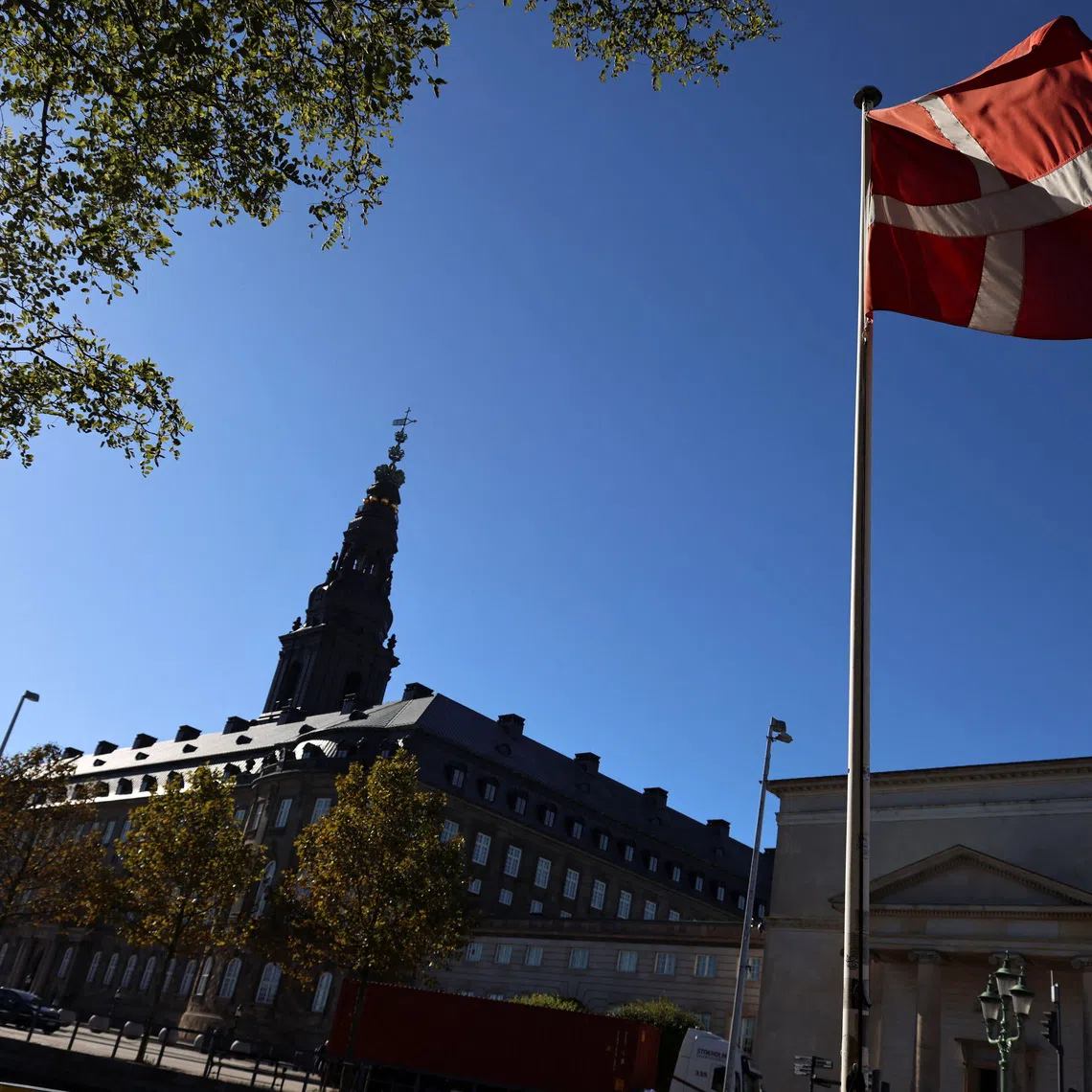 A Danish flag flutters in Copenhagen, Denmark, September 22, 2026. REUTERS/Tom Little