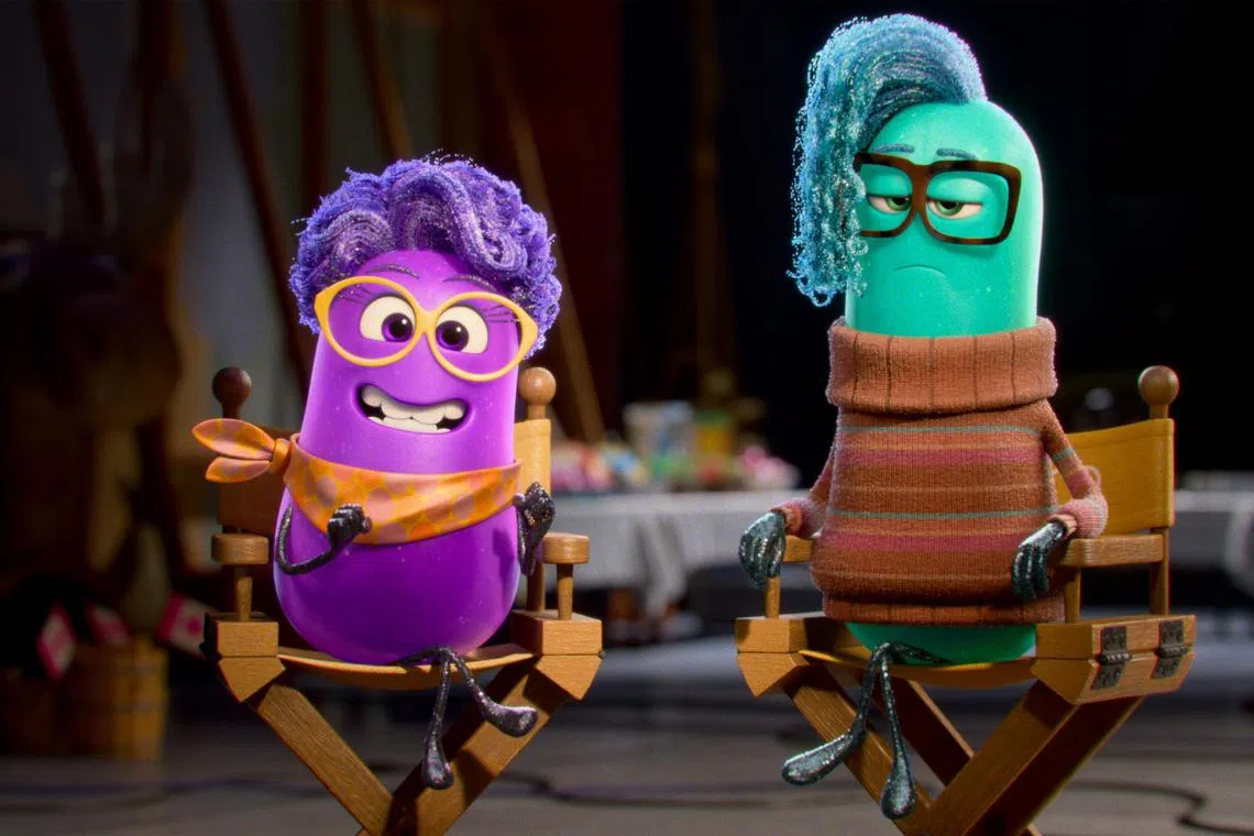 Pixar Animation Studios’ new series Dream Productions stars new characters such as Paula (left) and Xeni.