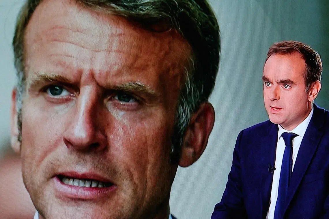 French President Emmanuel Macron reappointed Sebastien Lecornu as prime minister on Oct 10 just days after he quit the job.