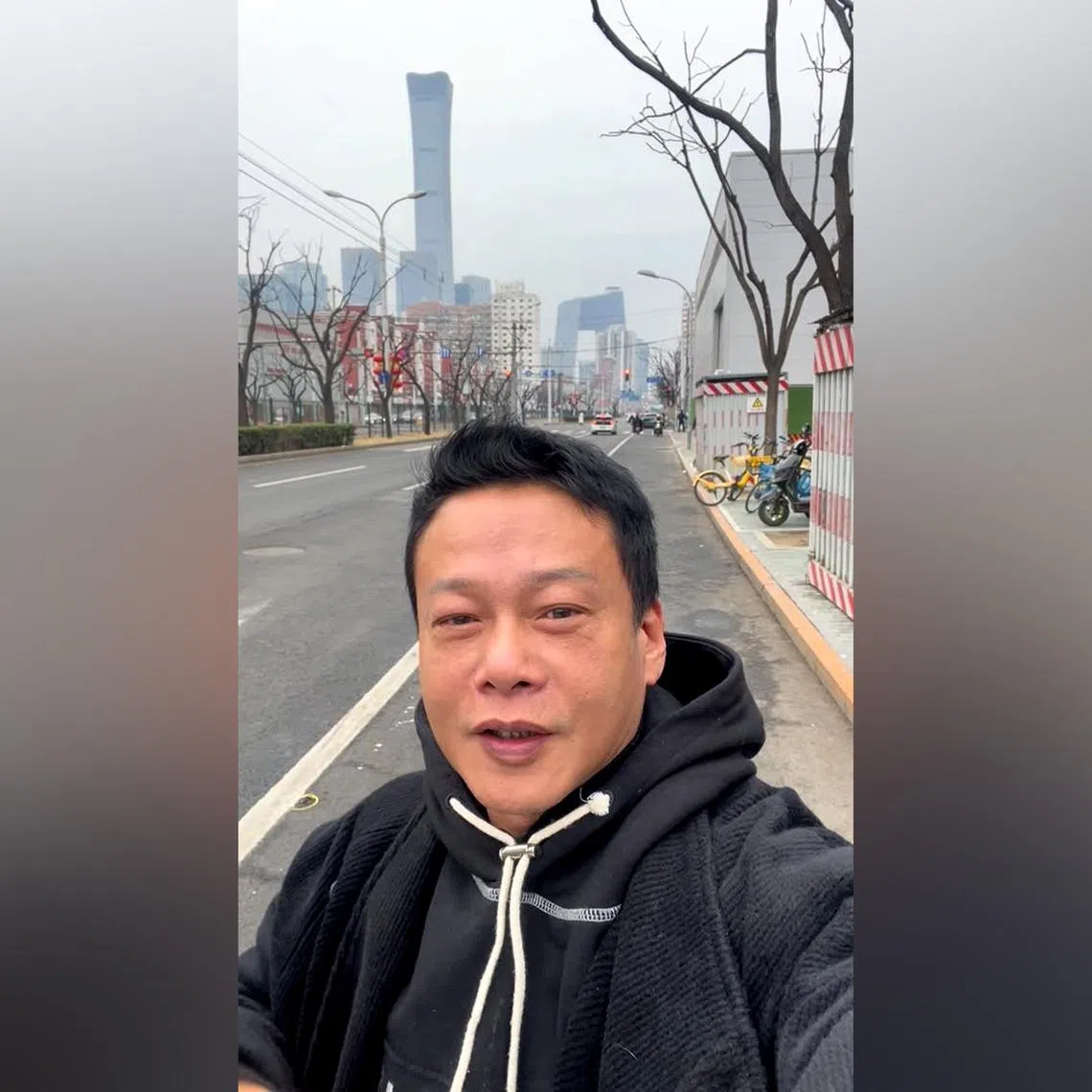 Lee Kang-sheng urged his followers not to worry about his condition on May 22.
