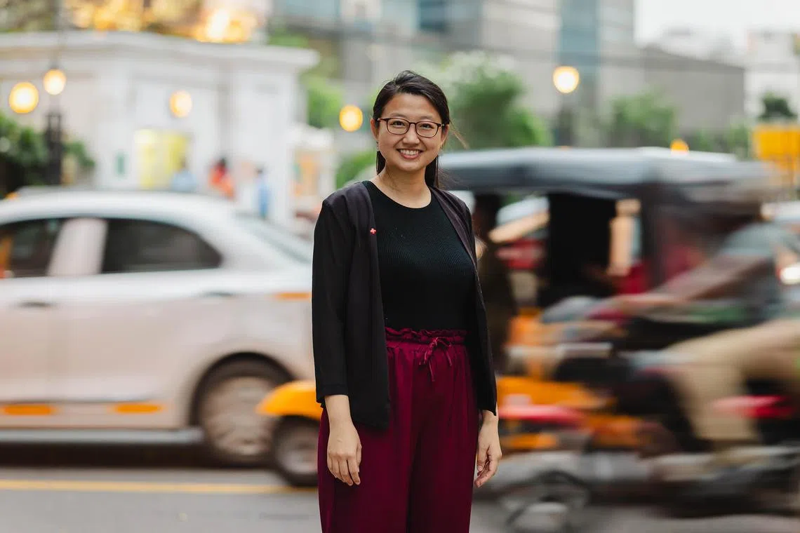 Vanessa Zhang's  adventurous spirit has taken the 36-year-old - who was born in Shanghai and grew up in Singapore - across continents - from the classrooms of Rome and Boston to the dusty roads of Kenya and Sierra Leone where she spent several years doing development work and now, to bustling India, where she drives growth for DBS India.