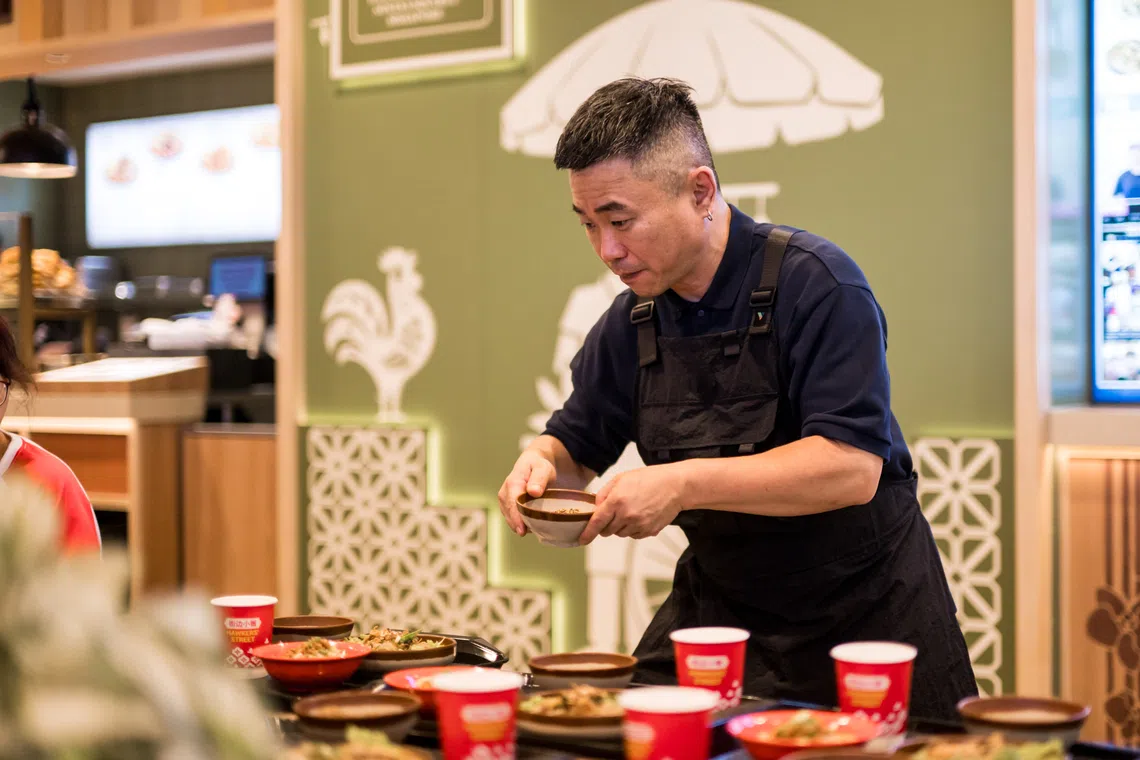 Chef Pang Kok Keong cooked up a Hakka spread for A Feast Of Words & Flavours at the Singapore Writers Festival.