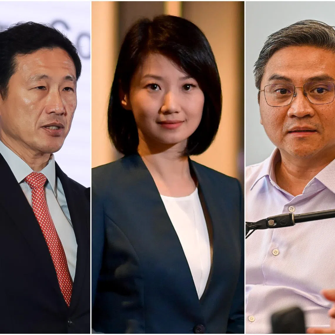 (From left) Health Minister Ong Ye Kung, Minister of State for Home Affairs and Social and Family Development Sun Xueling and Bishan-Toa Payoh GRC MP Saktiandi Supaat have had their social media accounts impersonated. 