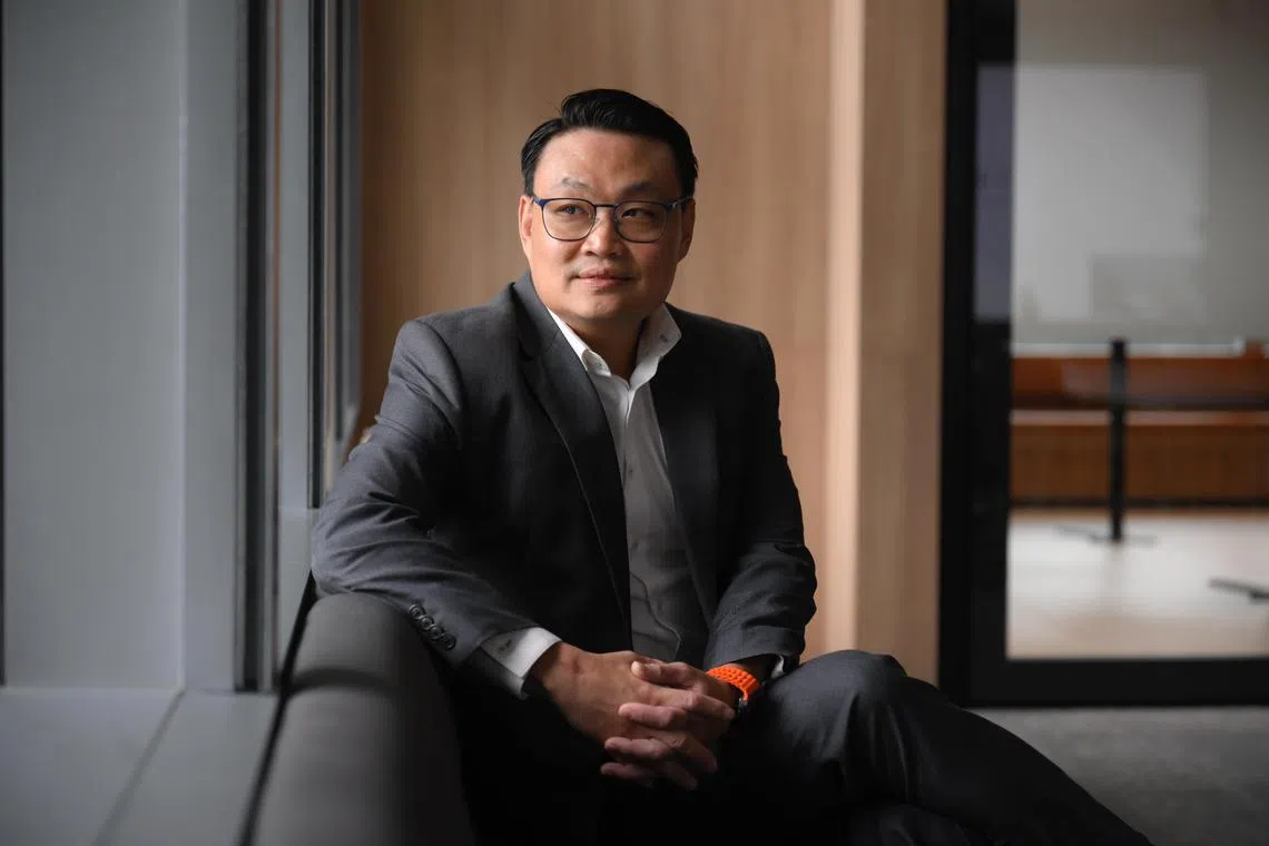 BlackRock Singapore head of wealth Dennis Quah, pictured on Nov 28, 2024.