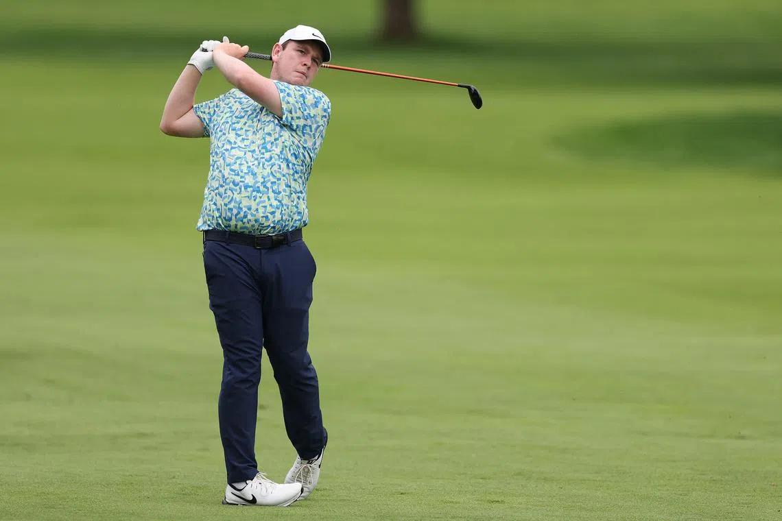 Robert MacIntyre of Scotland in action during the second round of the Rocket Mortgage Classic at Detroit Golf Club on June 28. On July 14, he won his home Scottish Open.