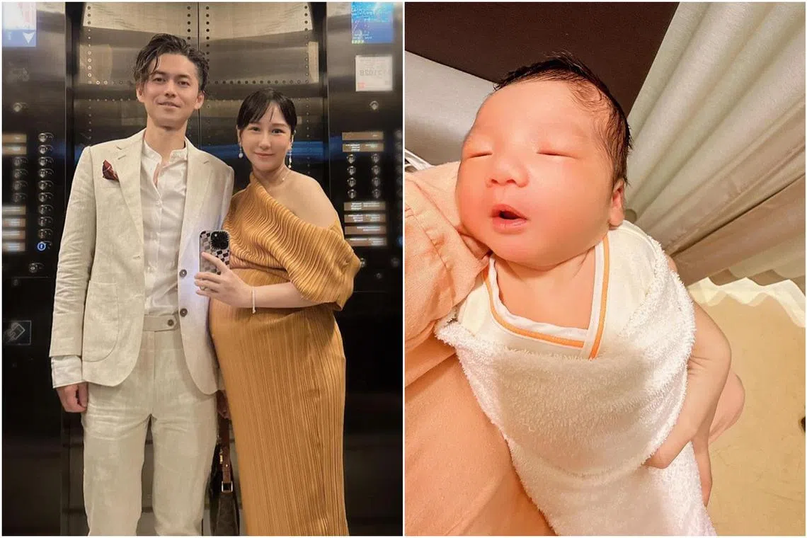 Kelly Poon and her husband Roger Yo welcomed a baby boy on Nov 19.