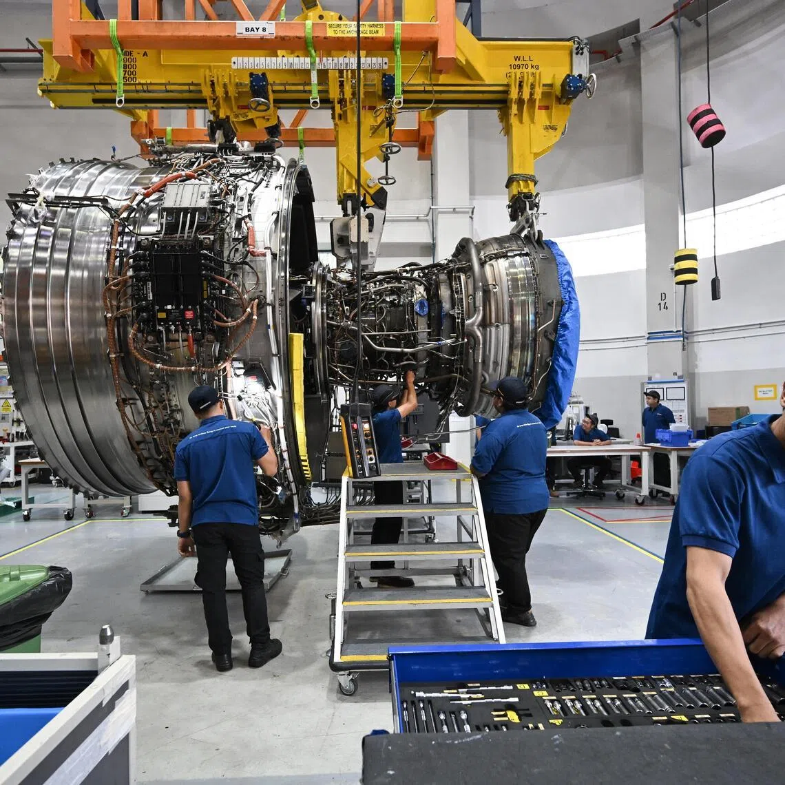 The manufacturing sector accounts for around 20 percent of Singapore’s gross domestic product.