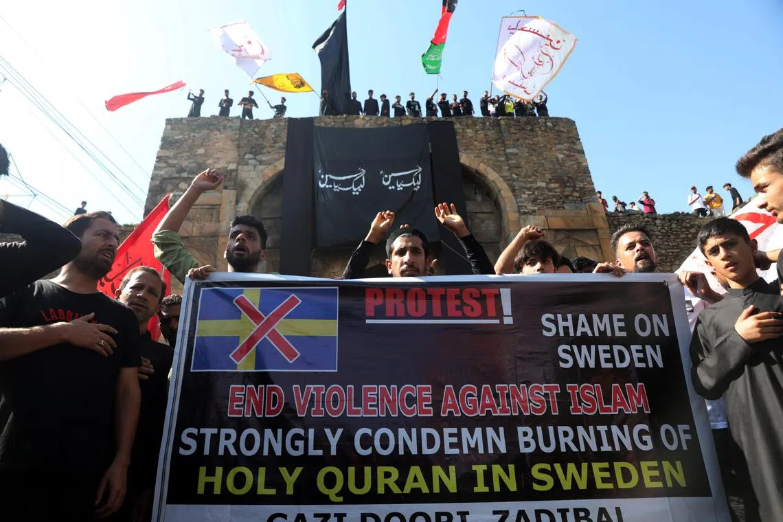 Muslims around the world have been angered by demonstrators in Sweden burning copies of the Quran.