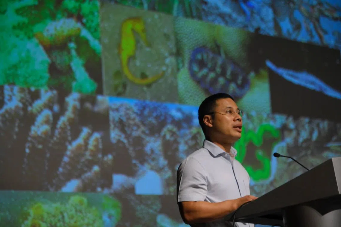 National Development Minister Desmond Lee at the opening of the fifth Asia-Pacific Coral Reef Symposium on June 19.