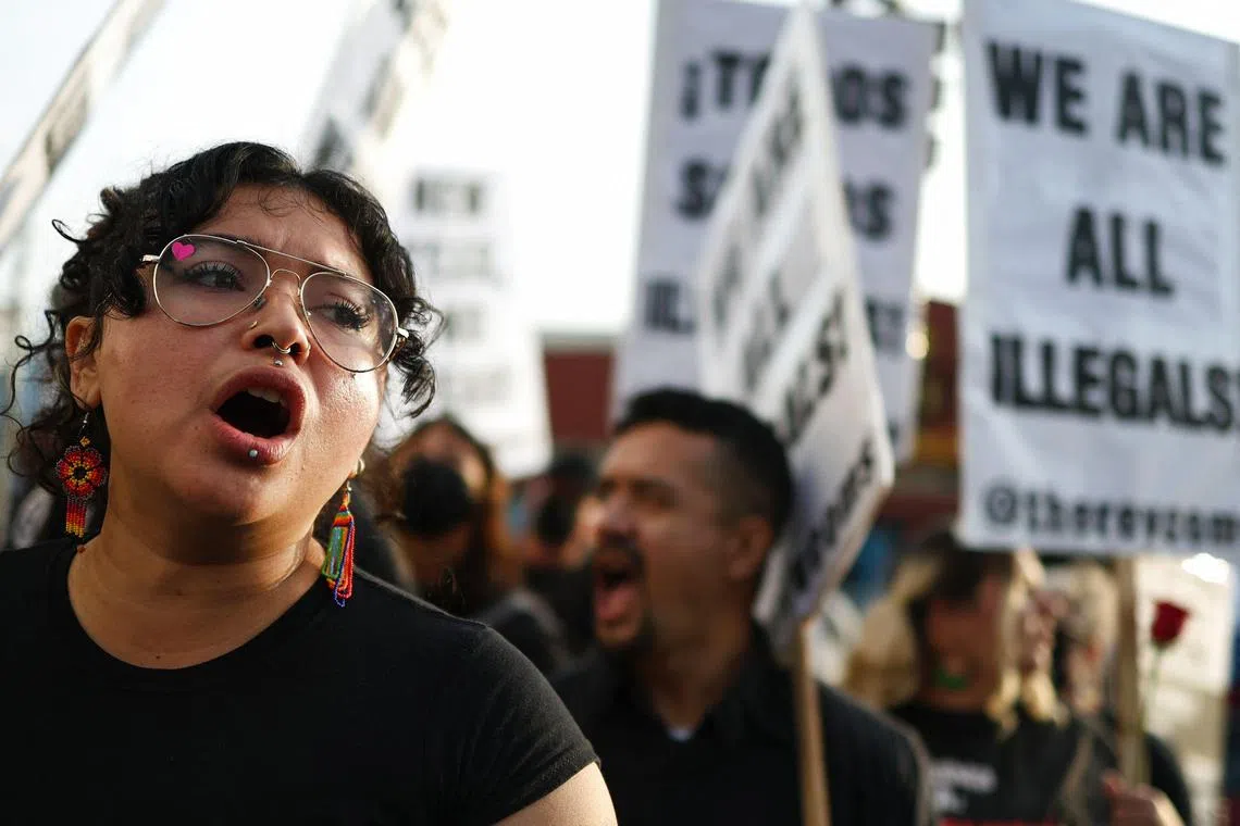 President Donald Trump is leading a crackdown on immigration that heavily targets Spanish speakers in the US.