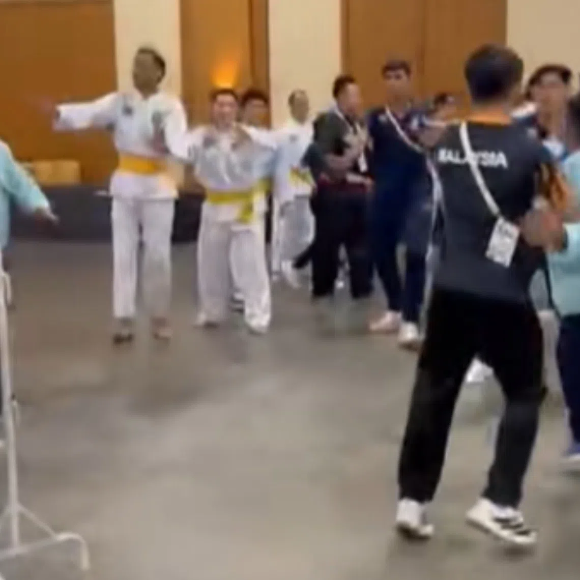 The drama unfolded at the pencak silat competition after a women’s Class B (50-55kg) quarter-final ended in a 60-60 tie.