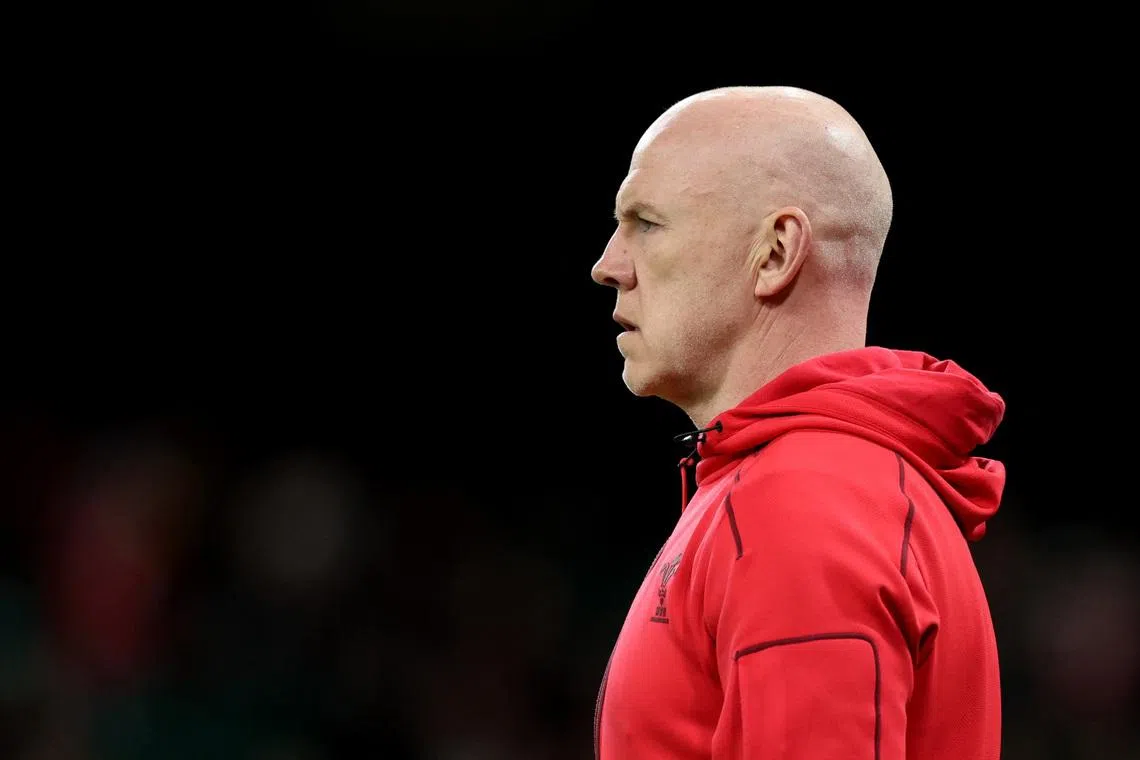 Rugby Union - Six Nations Championship - Wales v Italy - Principality Stadium, Cardiff, Wales, Britain - March 14, 2026 Wales head coach Steve Tandy during the warm up before the match Action Images via Reuters/Andrew Boyers