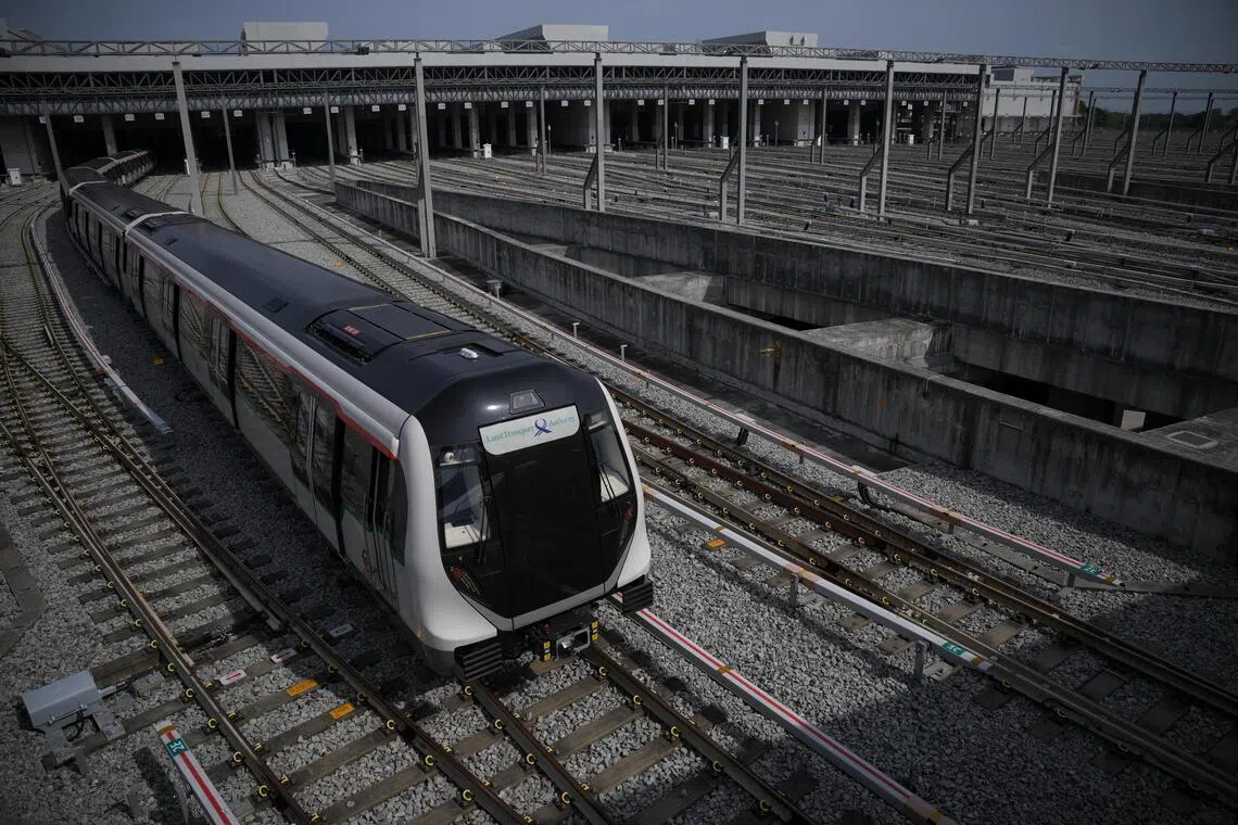 The multi-storey East Coast Integrated Depot can house up to 220 trains.