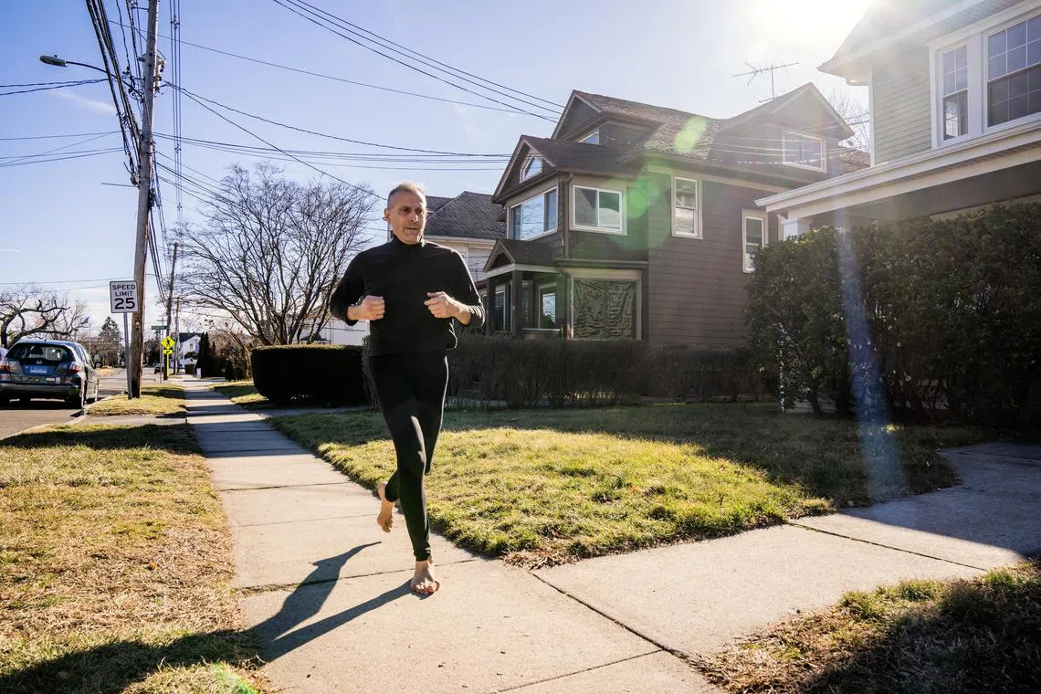 Mr Joseph DeRuvo Jr. has stayed barefoot for reasons that transcend physical comfort.