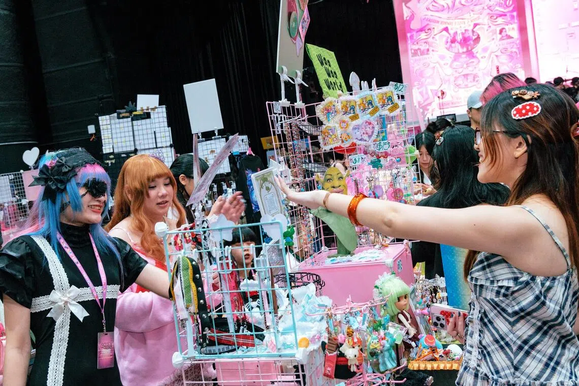 Like the high street of the 2000s and Regency-era parks, these fairs are also a place for young people to be seen.