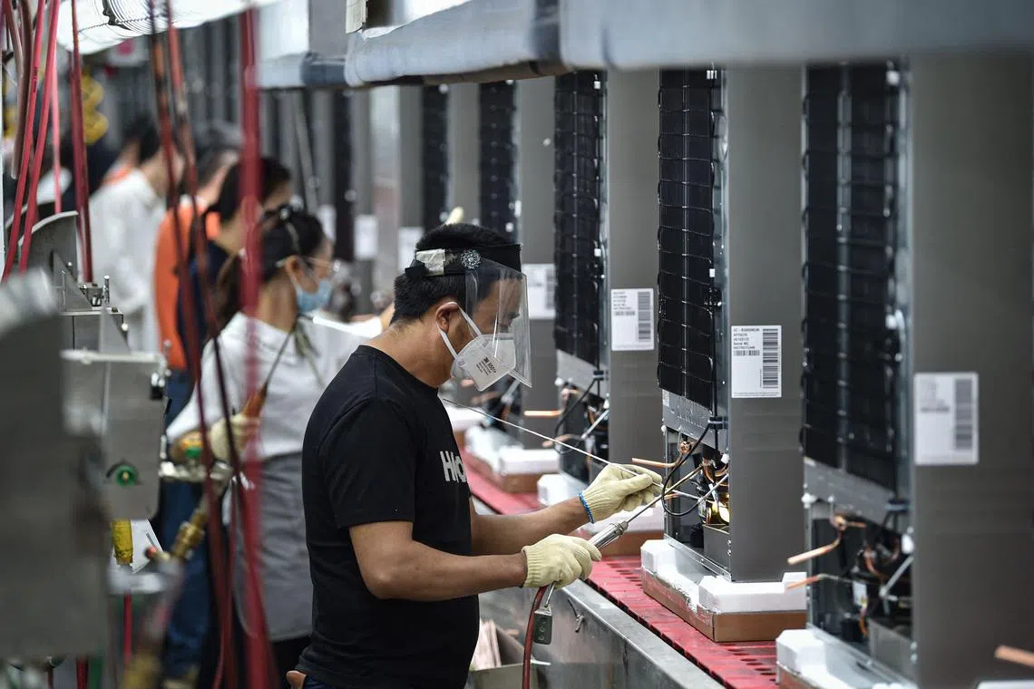 China’s strong industrial output has become a source of tension with countries including the United States and Europe.