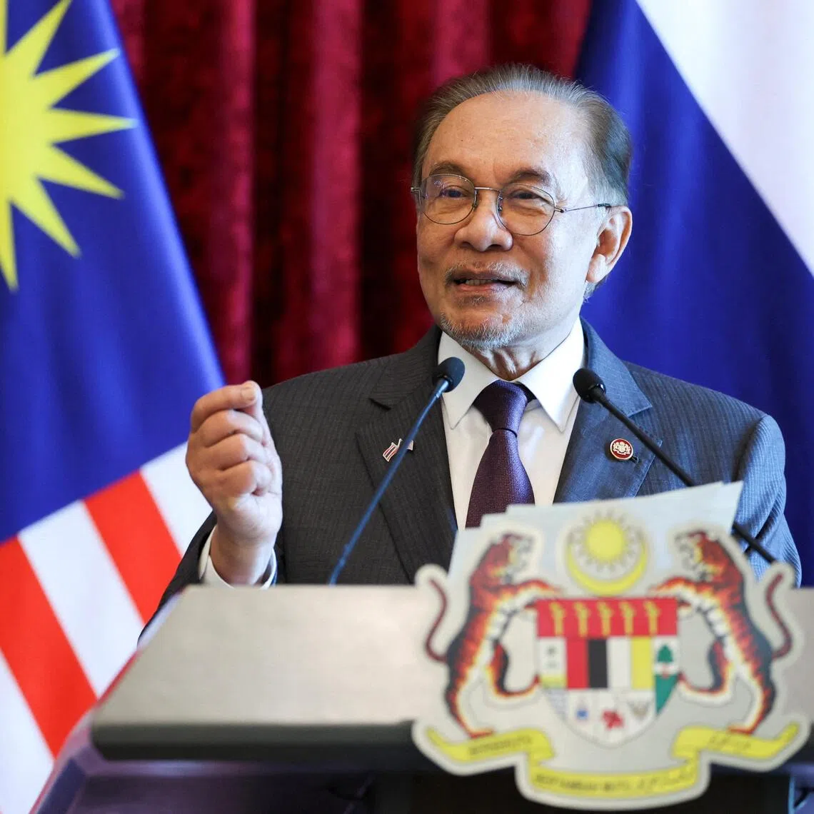 Malaysia’s Prime Minister Anwar Ibrahim is expected to remain under medical observation for two days.
