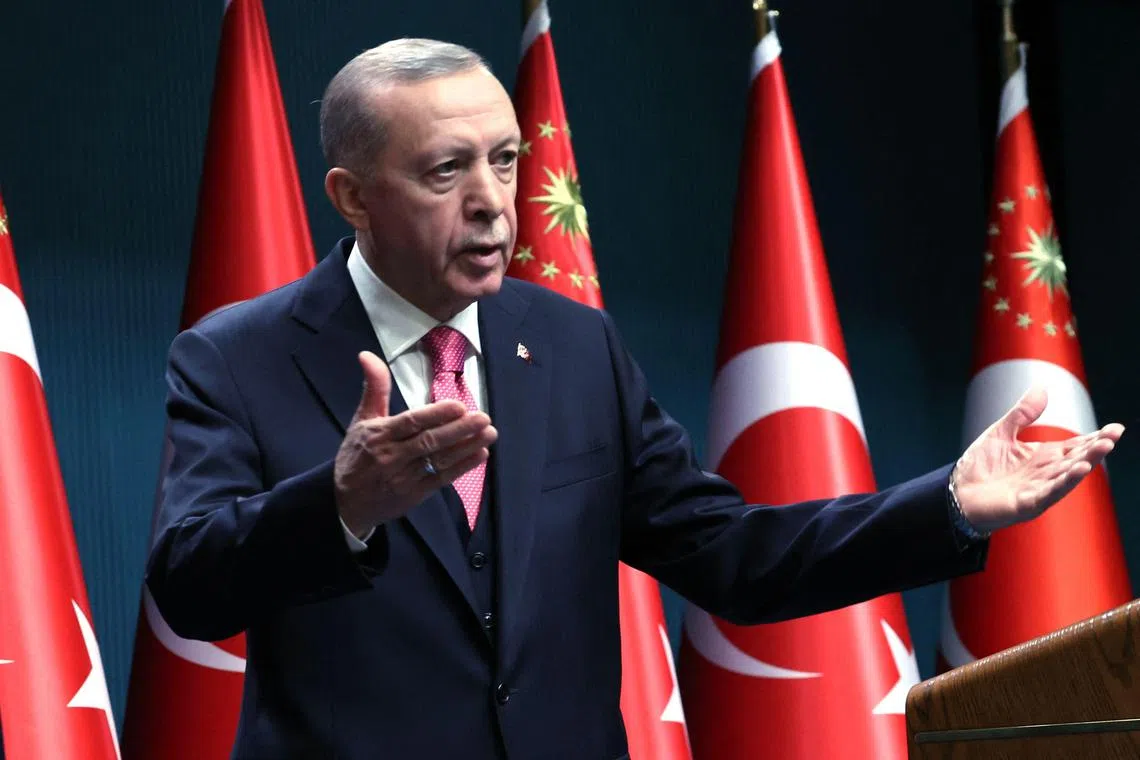 Mr Erdogan is sharpening his rhetoric as the country braces for elections on May 14.