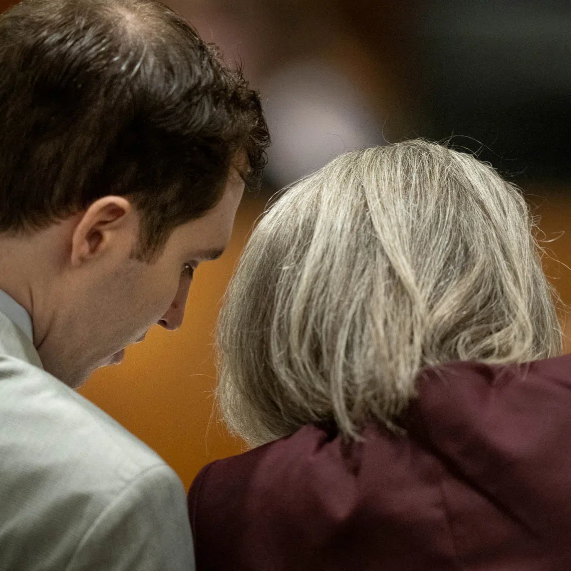 Tyler Robinson (left), charged in the fatal shooting of Charlie Kirk, speaks with defence attorney Staci Visser as he sits during a preliminary hearing on Sept 1,.