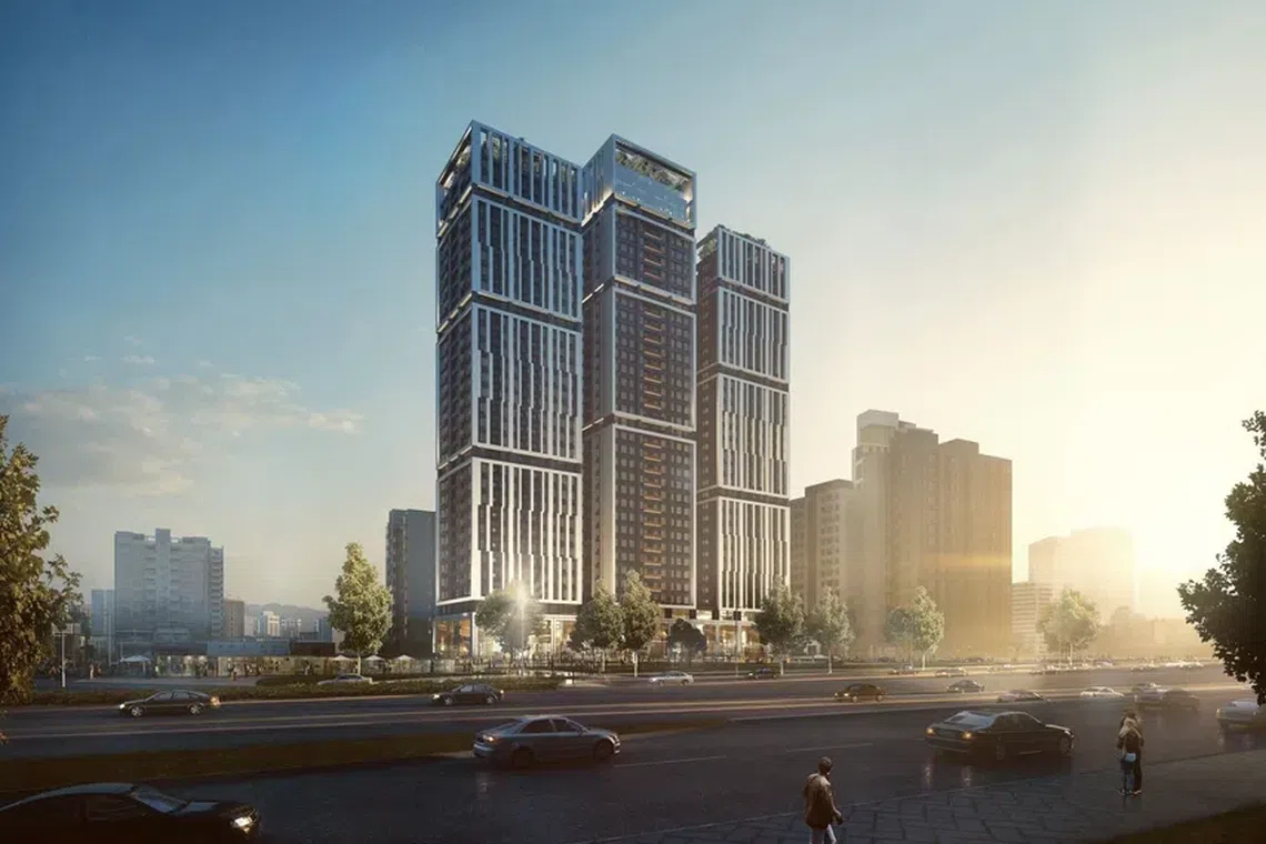 Fraser Residence Taipei, which will offer more than 200 suites ranging from one to three bedrooms, is due to open in 2027.
