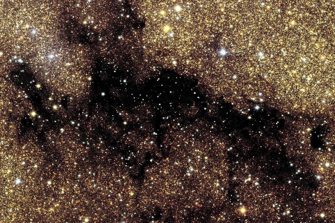 A handout image released by the European Space Agency shows the Milky Way’s centre.