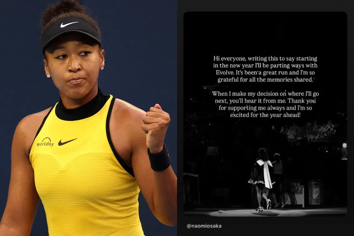 Naomi Osaka broke away from IMG to launch her own sports agency with longtime agent Stuart Duguid three years ago. 
