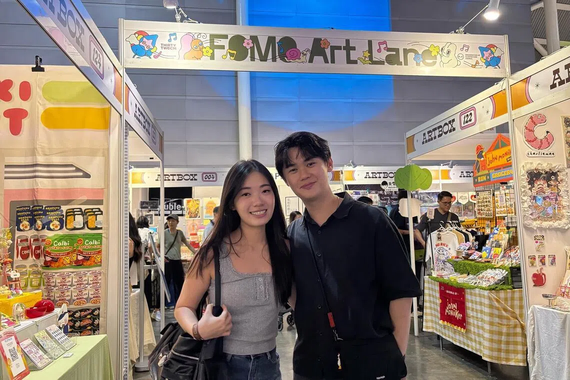 For Mr Matthew Ng, 31, a senior analyst, and Ms Wong Jia Wen, 28, an associate banker, the event made for a good date. 