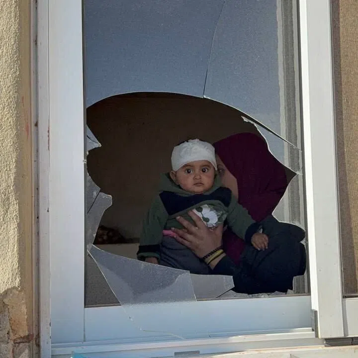 A photo of an infant circulating online 