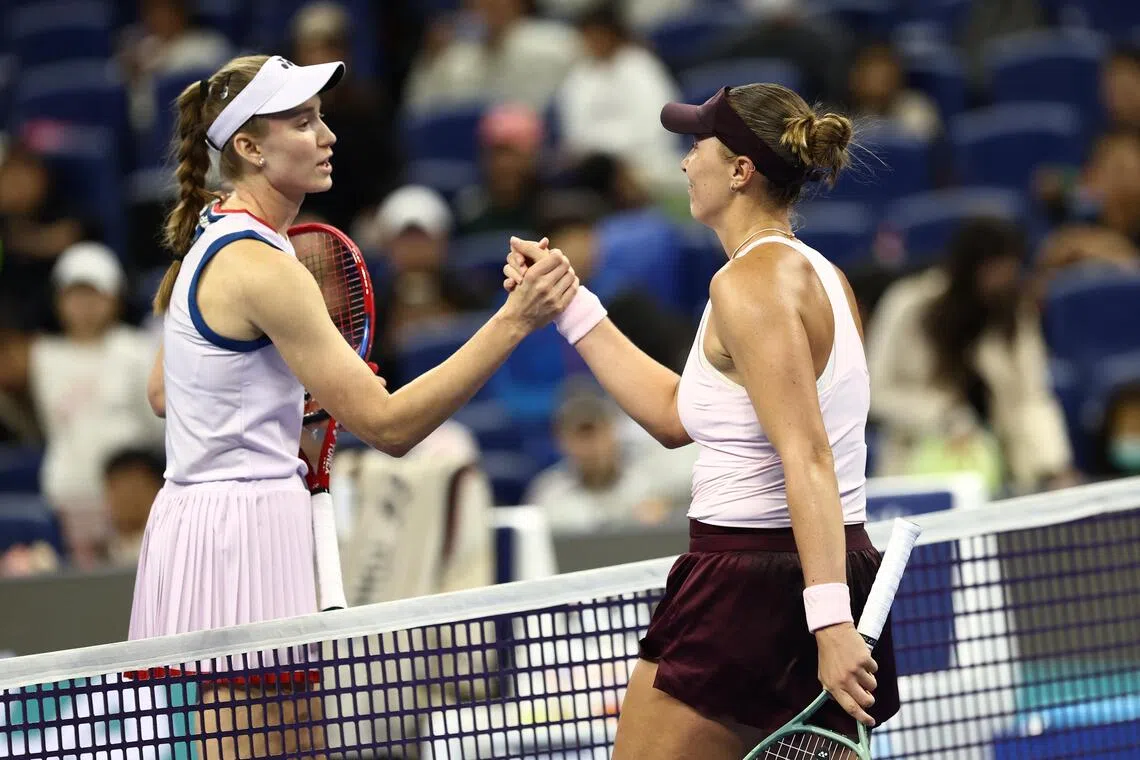 Top-ranked Elena Rybakina ousted by world No. 118 Alina Charaeva in China Open second round