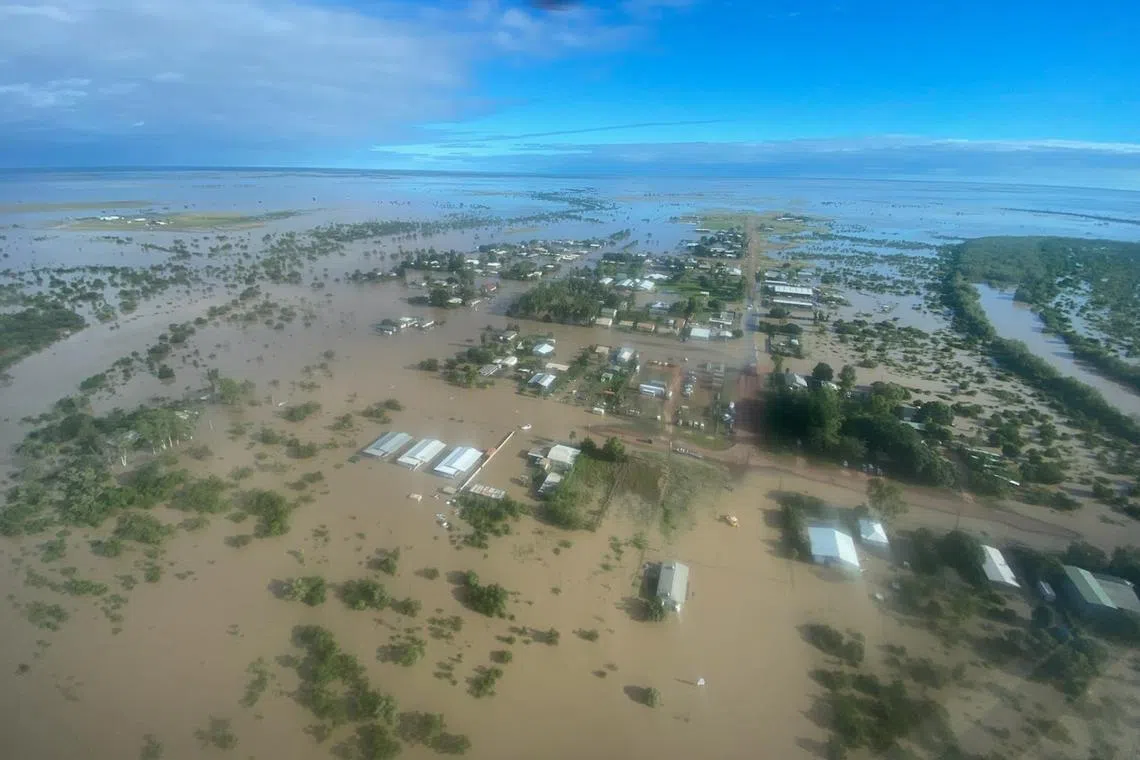 Fifty three residents of the isolated Gulf Country town of Burketown had been evacuated earlier this week. 